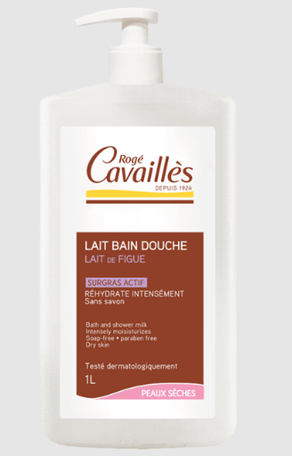 R Cavailles Lait Bain Et Douche Hydratant Lait  De Figue 1L
