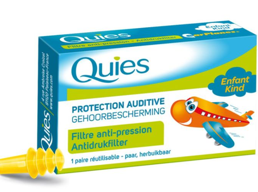 Quies Filtre Anti Pression Enfant 1 Paire