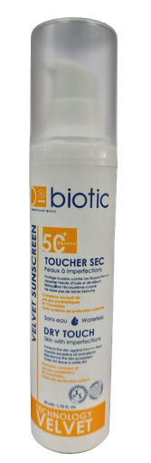 D Biotic Ecran Velvet Toucher Sec SPF50+50Ml