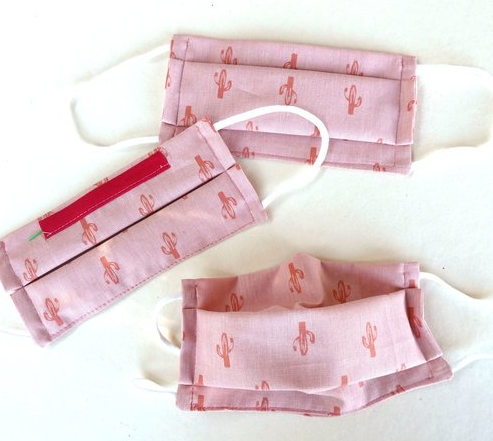 Masque Pour Enfants En Tissue Avec Pince Nez