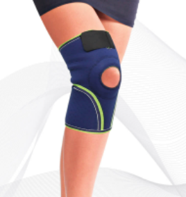 Genouillere En Neoprene Sangle LE Pour Prevention Du Men Et Post Artro (L)