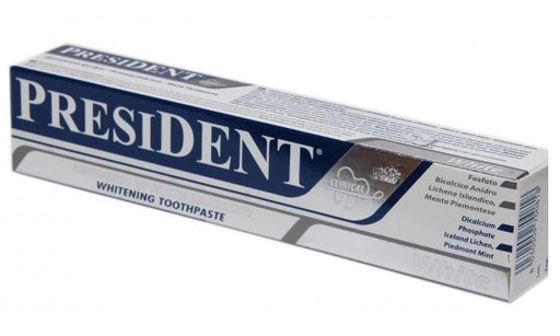 President Dentifrice White 75Ml