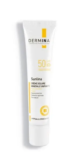 Dermina Sunlina Ecran Solaire Confort Invisible SPF50+ 40Ml
