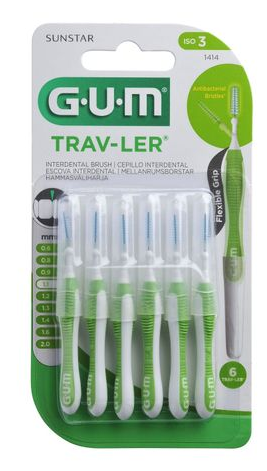 Gum 1414 Manche Par 4 Avec Brossettes (1.1mm)