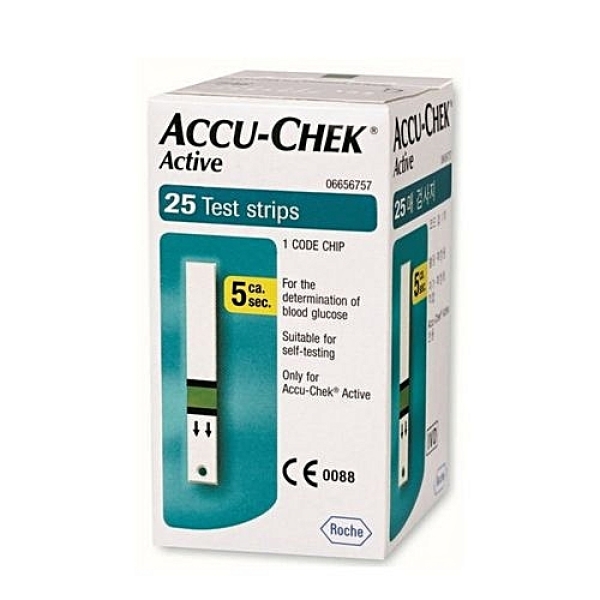 Accu Chek Active Bandelettes 25