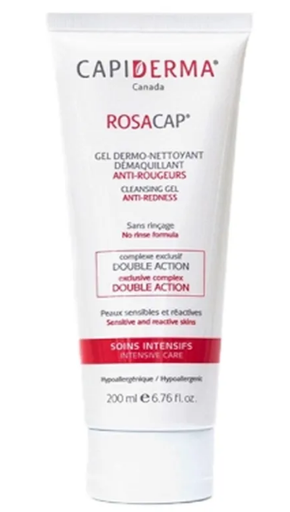 Capiderma Rosacap Gel Dermo Nettoyant Demaquillant 200Ml