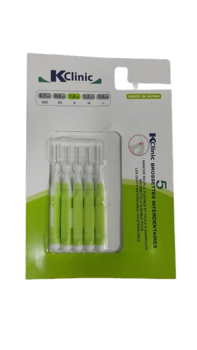 Kin Brossettes Interdentaire Vert1.0Mm/5U