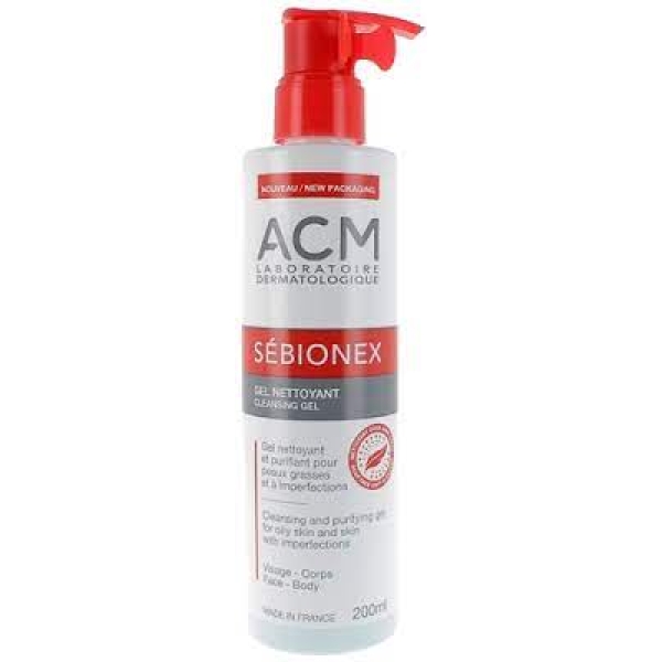 Acm Sebionex Gel Nettoyant 200Ml