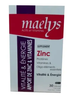 Maelys Zinc 30 Gelules
