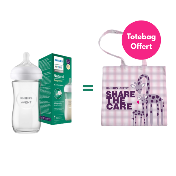 Avent Bib Natural En Verre 3.0Teat 1M+260ML SCY993/01