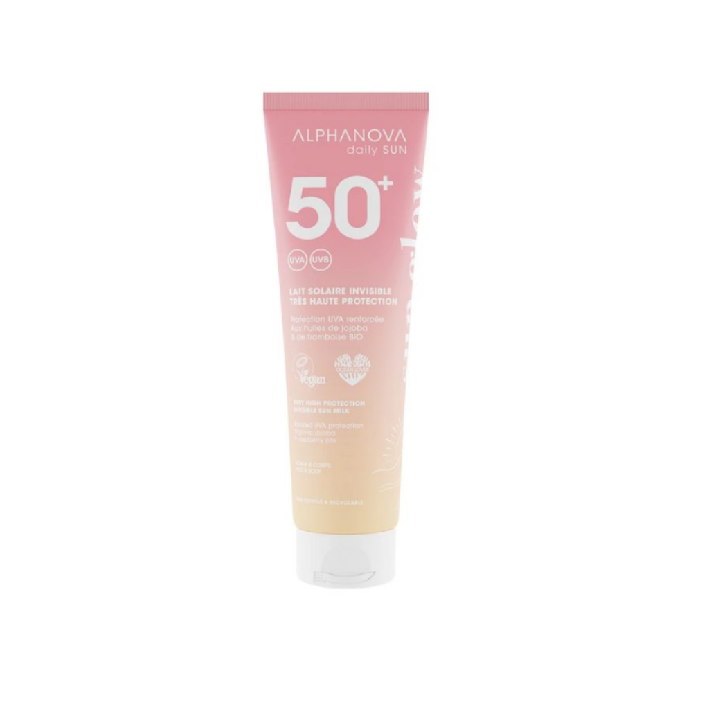 Alphanova Lait Solaire Invisible SPF50 150Ml