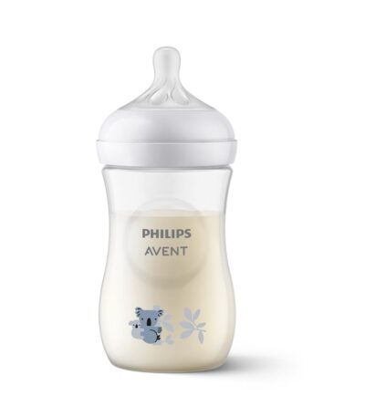 Avent Bib Natural 3.0 Teat 1M+ 260Ml Deco Koala