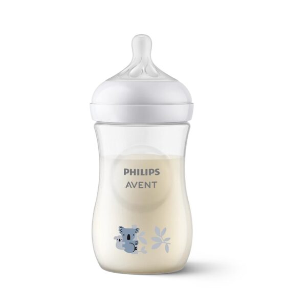 Avent Bib Natural 3.0 Teat 1M+ 260Ml Deco Koala