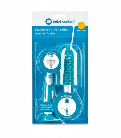 Bebe Confort Goupillon 2en1 Avec Ventouse+Rince Tetine 5413