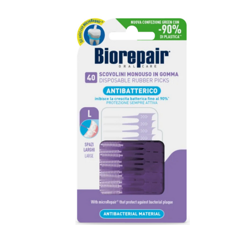 Biorepair Brossettes Interdentaires jetables 40pcs L