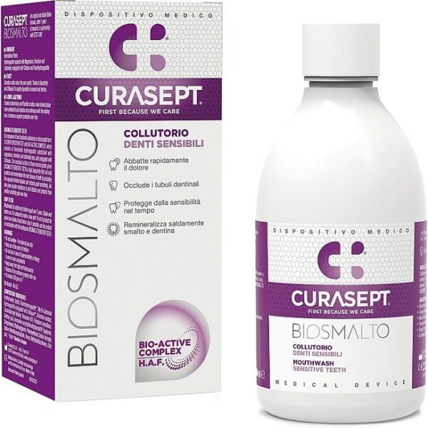 Curasept Biosmalto Bain De Bouche Sensitive 300Ml
