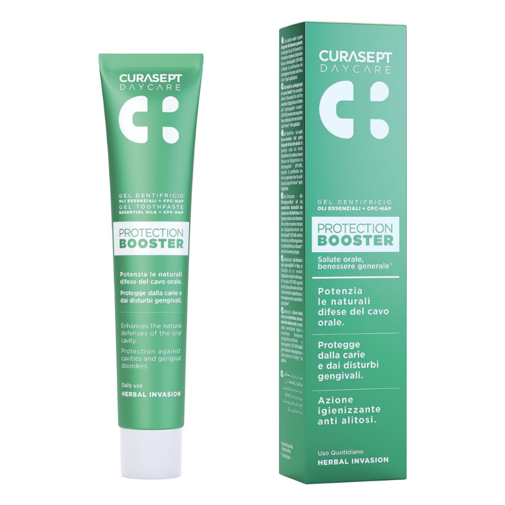 Curasept Dentifrice Booster Protec Herb Inv 75Ml