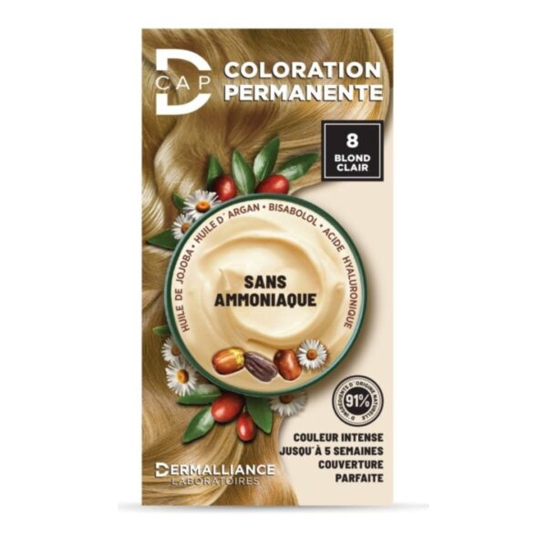 D Cap Coloratio Permanente Blond Clair 8