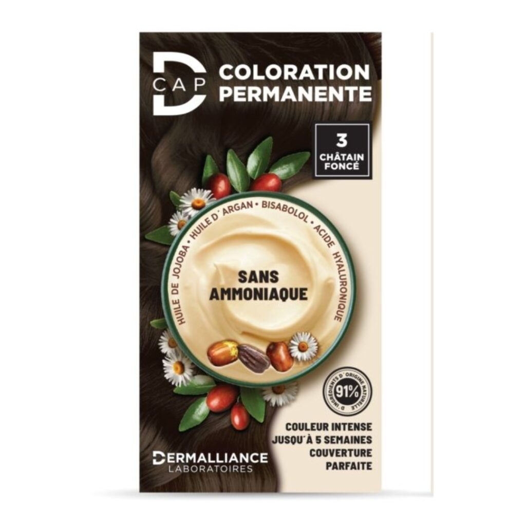 D Cap Coloration Permanente Chatin Foncé 3