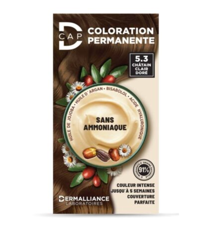 D Cap Coloration Permanente Chatin Clair Doré 5.3