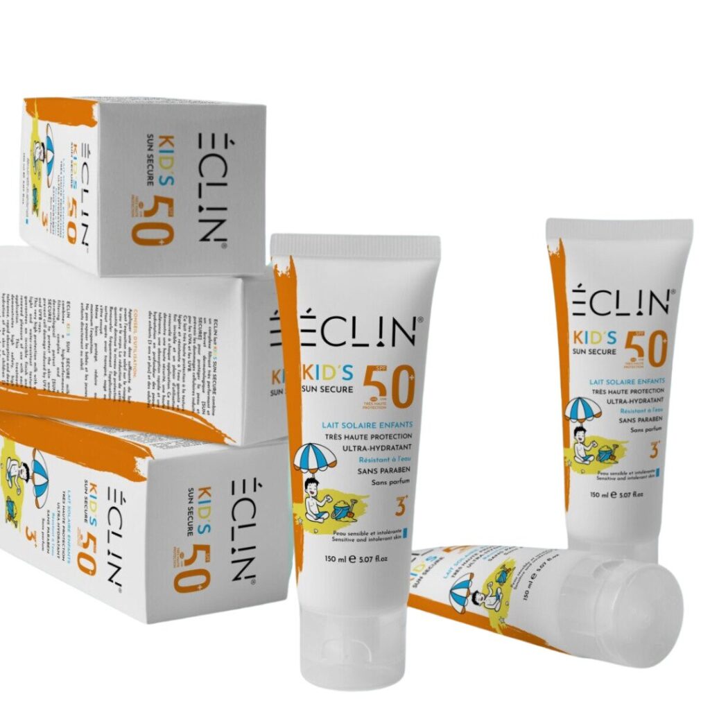Eclin Sun Secure Kids Lait Solaire SPF50+ 150Ml