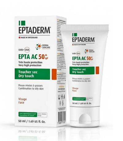 Eptaderm Epta AC Toucher Sec Spf50+ 50Ml