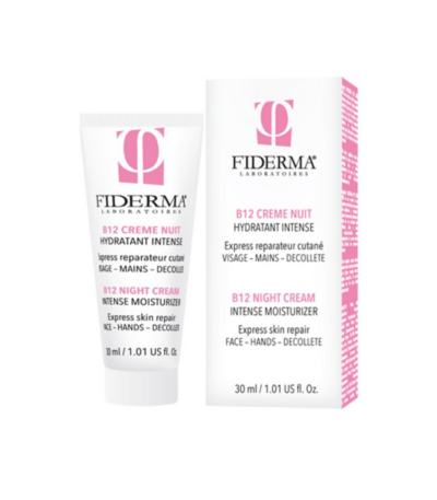 Fiderma B12 Creme Nuit Hydratant Intense 30Ml