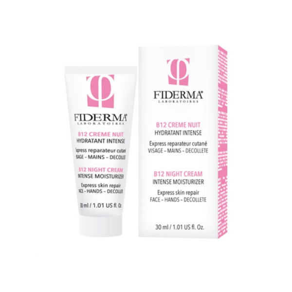 Fiderma B12 Creme Nuit Hydratant Intense 30Ml