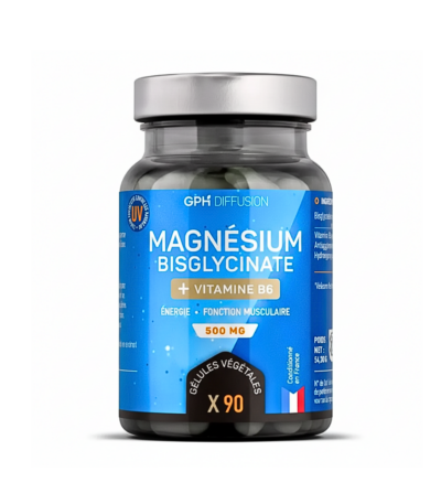 Gph Magnesium Bisglycinate+Vit B6 90Gel
