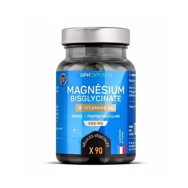 Gph Magnesium Bisglycinate+Vit B6 90Gel