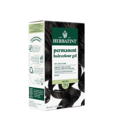 Herbateint 2N Brun Soin Colorant Permanat 170Ml