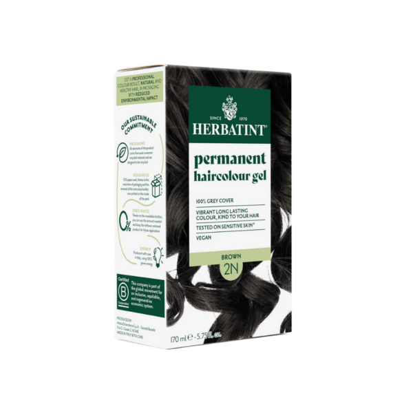 Herbateint 2N Brun Soin Colorant Permanat 170Ml