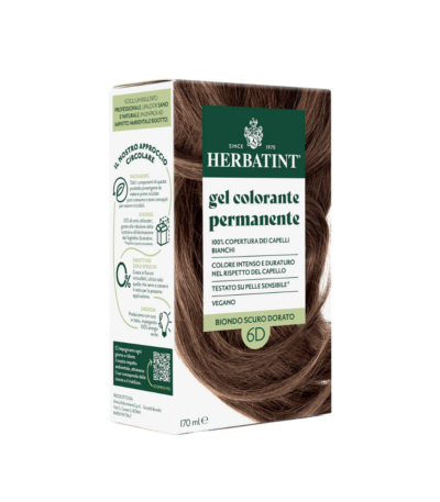 Herbateint 6D Blond Fonce Dore Dore Soin Colorant Permanent 170Ml