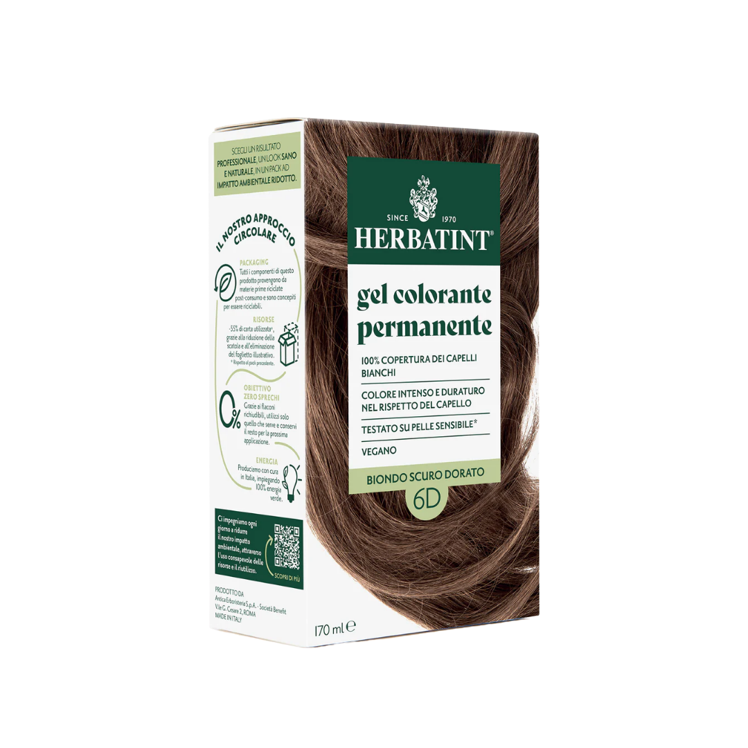 Herbateint 6D Blond Fonce Dore Dore Soin Colorant Permanent 170Ml Herbateint 6D Blond Fonce Dore Dore Soin Colorant Permanent 170Ml
