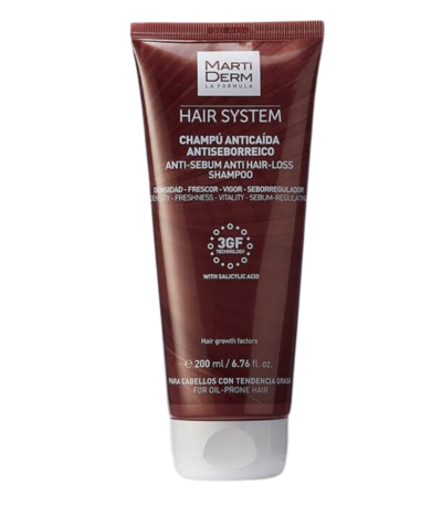 Martiderm Hair System Shamp Anti Chute Anti Sebum 200Ml