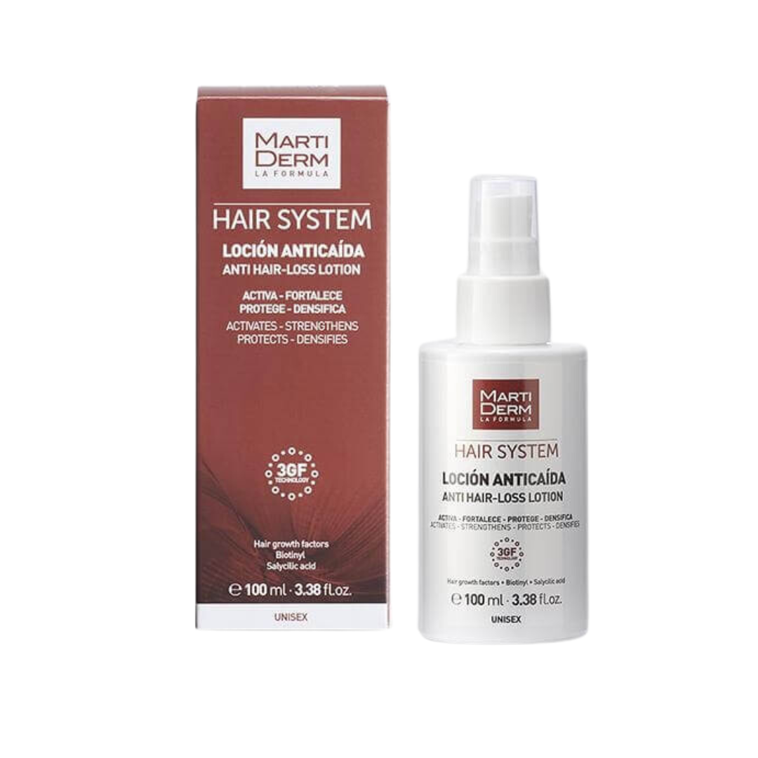 Martiderm Hair System Lotion Anti Chute 100Ml Martiderm Hair System Lotion Anti Chute 100Ml