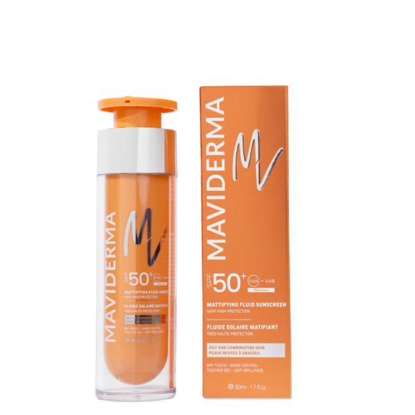 Maviderma Fluide Solaire Matifiant Spf50+50Ml