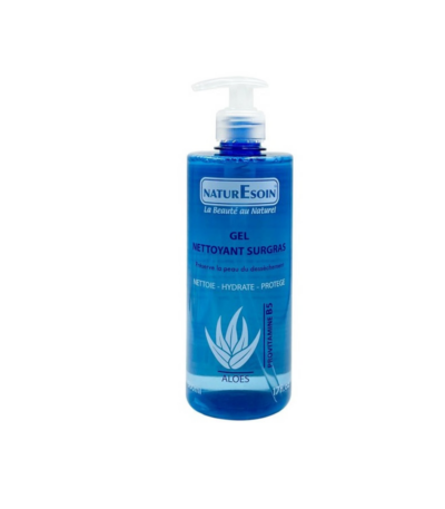 Nature Soin Gel Nettoyant Surgras Aloes 500Ml
