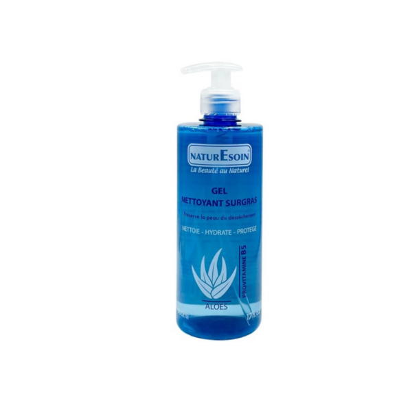 Nature Soin Gel Nettoyant Surgras Aloes 500Ml