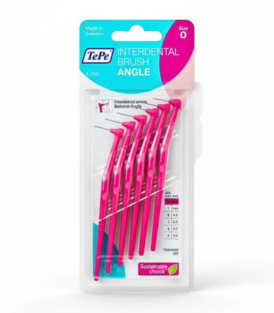 Tepe Interdental Brush Angle Rose T0