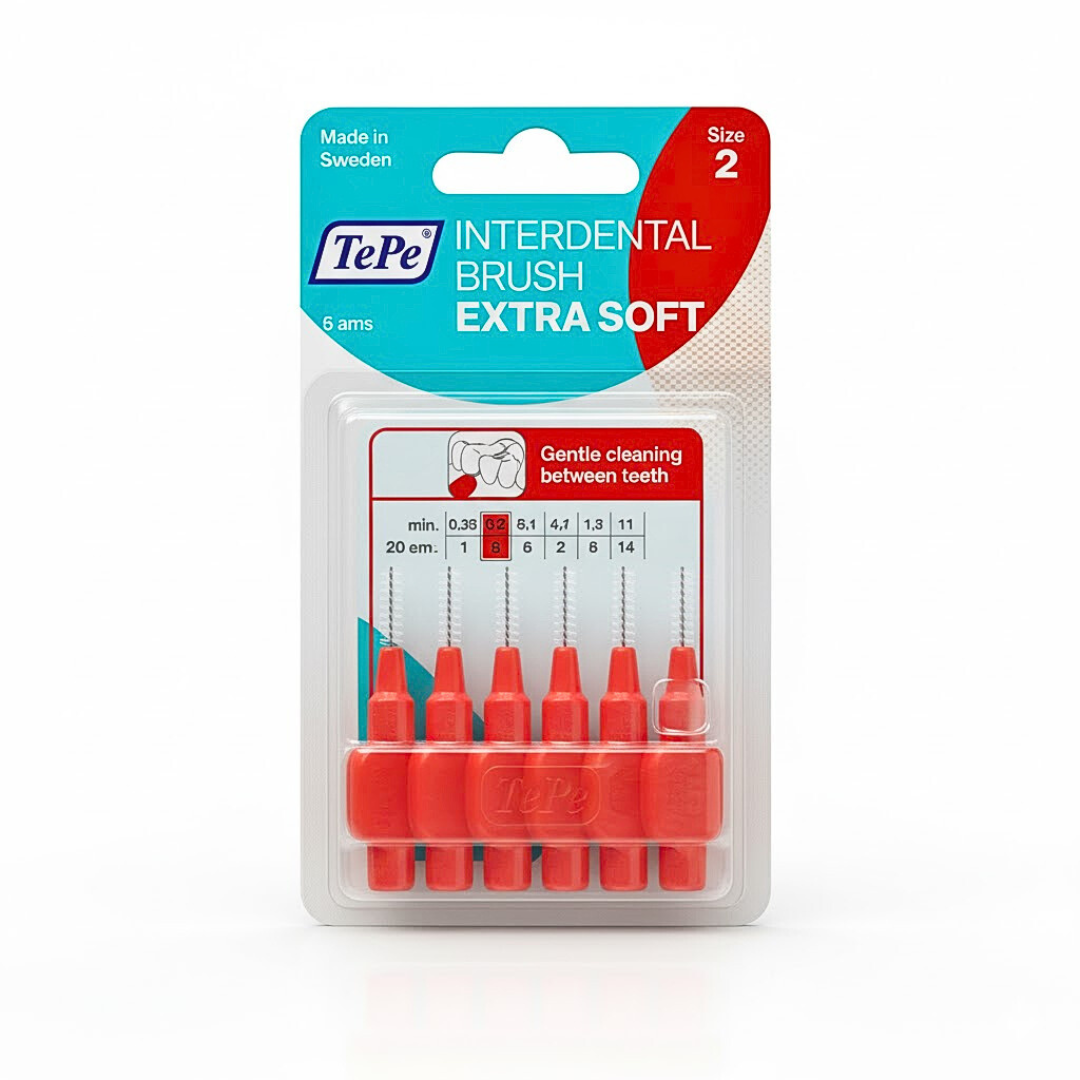 Tepe Interdental Brush Original Rouge T2 Tepe Interdental Brush Original Rouge T2