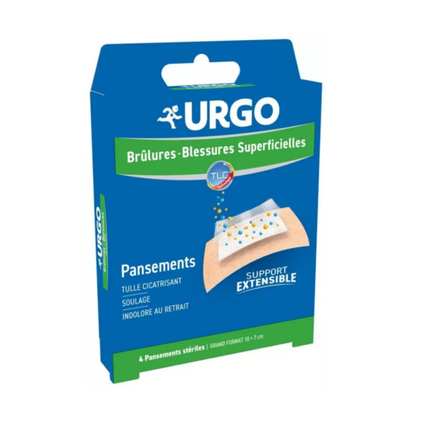 Urgo Pansement Brulures *4 10*7cm