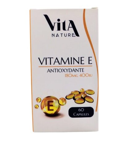 Vita Nature Vitamine E 60Cap 180Mg 400UI