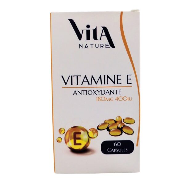 Vita Nature Vitamine E 60Cap 180Mg 400UI