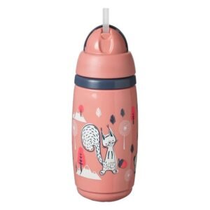 Tommee Tippee Tasse Isotherme A Paille Super Star Rose 12m+ 266Ml