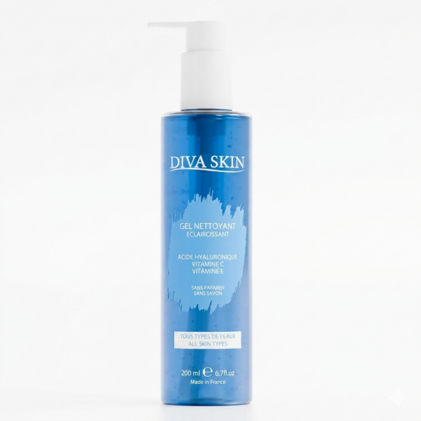 Diva Skin Gel Nettoyant Eclaircissant 200ml