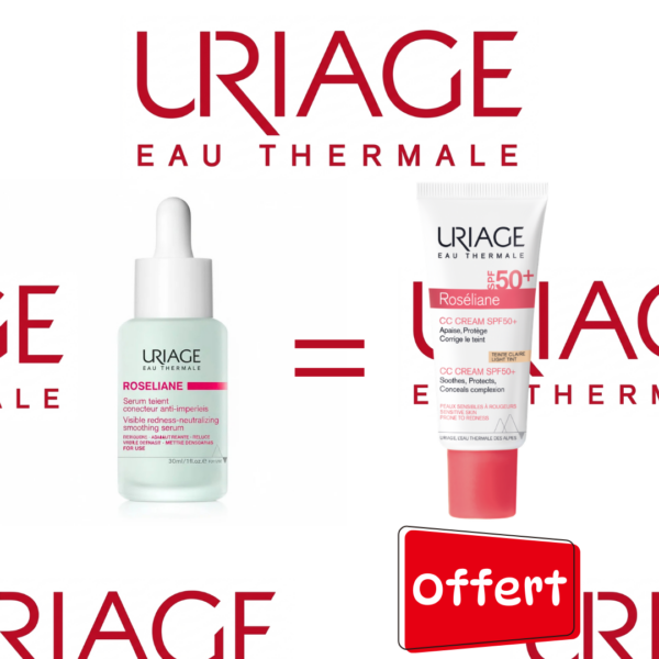 Uriage Coffret Roseliane AR Serum 30ML+Roseliane CC creme spf50