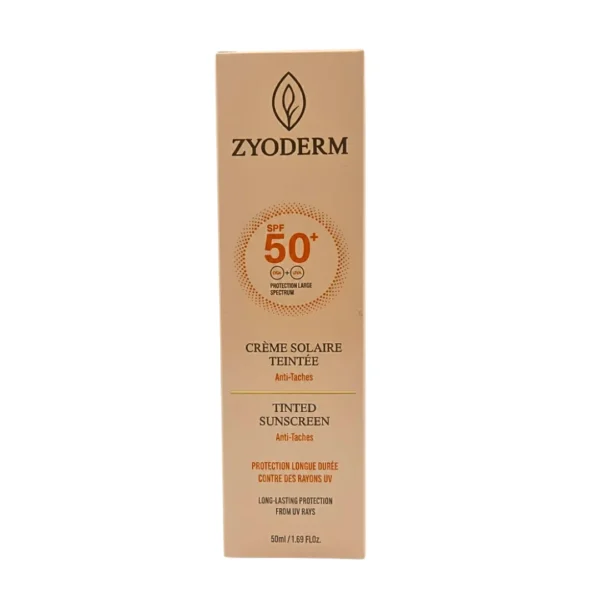 Zyoderm Creme Solaire Teintee Anti Taches Spf50+ 50Ml