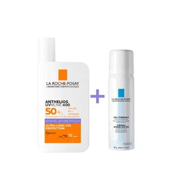La Roche Posay Anthelios Uvmune 400 Fluide Anti Taches Spf50+ 50M+Eau Thermal 50Ml